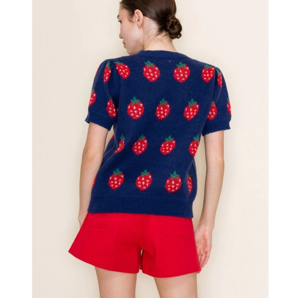 'Just My Jam' Navy Sweater Top🍓🆕️ - Picture 6 of 14